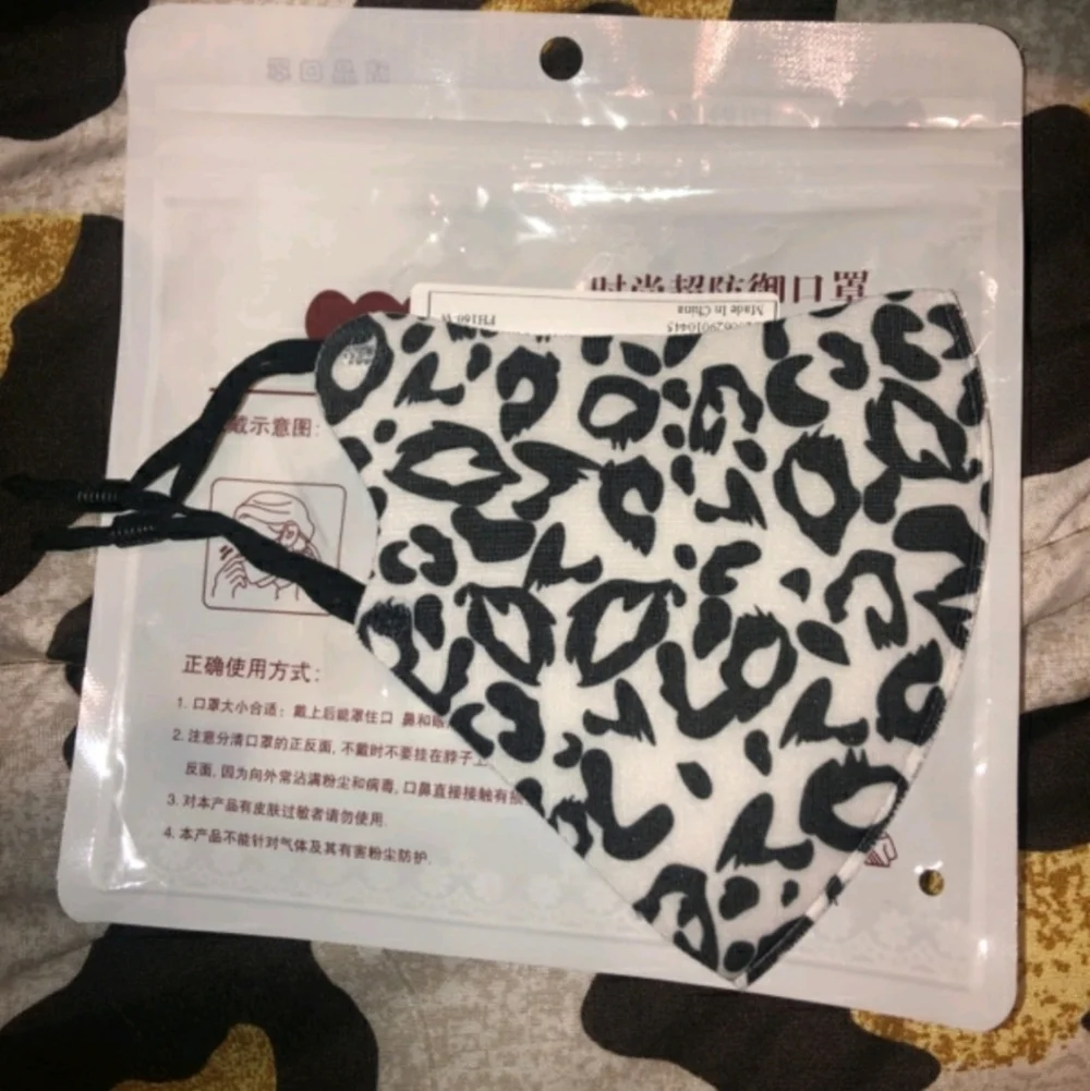 Black and white Dalmatians mask